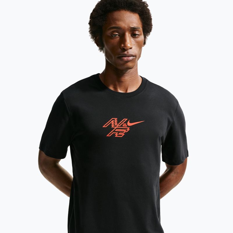 Pánské běžecké tričko Nike AeroSwift Dri-Fit black/bright crimson 4