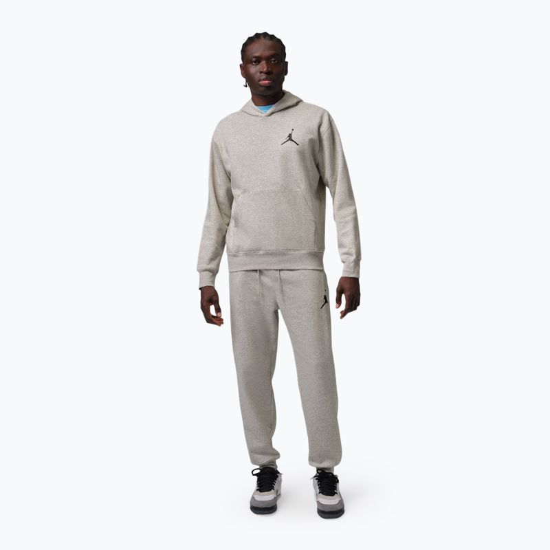 Pánská mikina  Jordan Pullover Hoodie grey heather/black 2