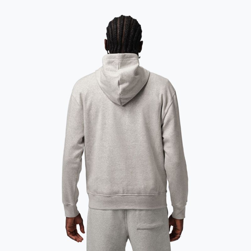 Pánská mikina  Jordan Pullover Hoodie grey heather/black 3