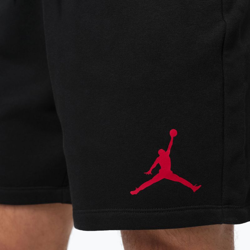 Spodenki męskie Nike Jordan Fleece black/gym red 8