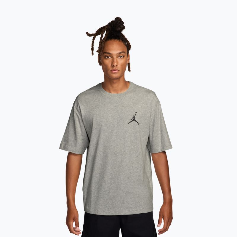 Pánské tričko na lezení Jordan grey heather/black