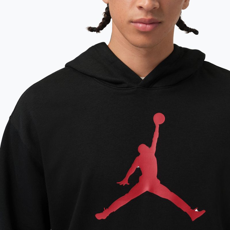 Pánská mikina Nike Jordan Pullover Hoodie black/gym red 4