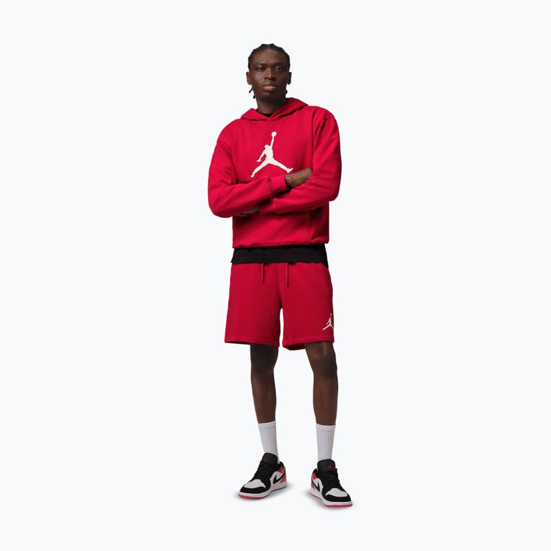 Pánské šortky Jordan Fleece gym red/white 2