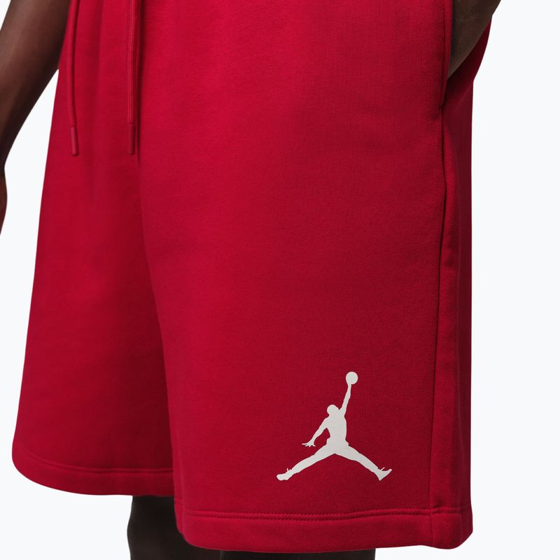 Pánské šortky Jordan Fleece gym red/white 5