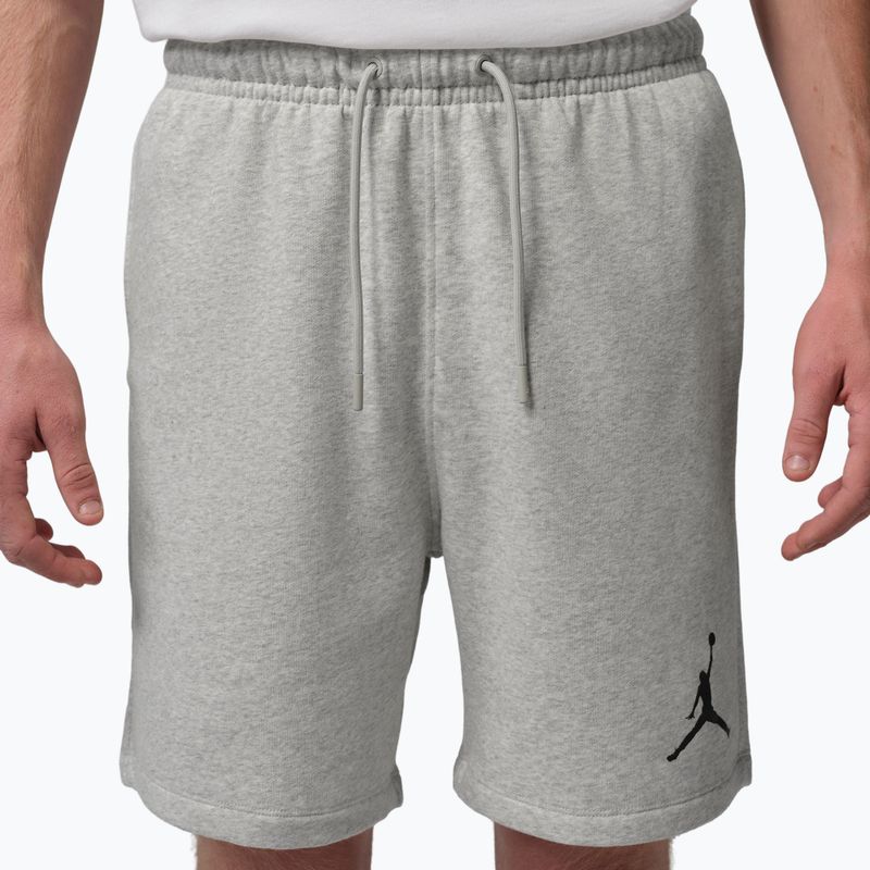 Pánské šortky Jordan Fleece grey heather/black 3
