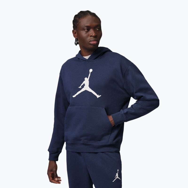 Pánská mikina Jordan Pullover Hoodie midnight navy/white