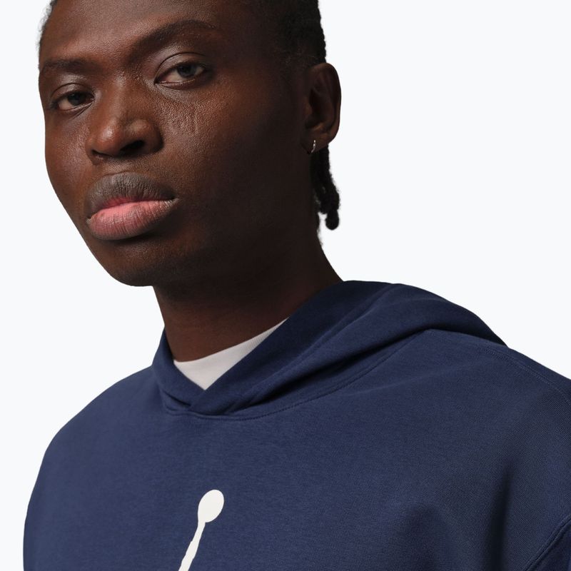 Pánská mikina Nike Jordan Pullover Hoodie midnight navy/white 5