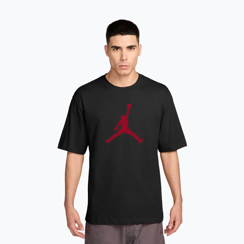 Pánské tričko na lezení Jordan black/gym red