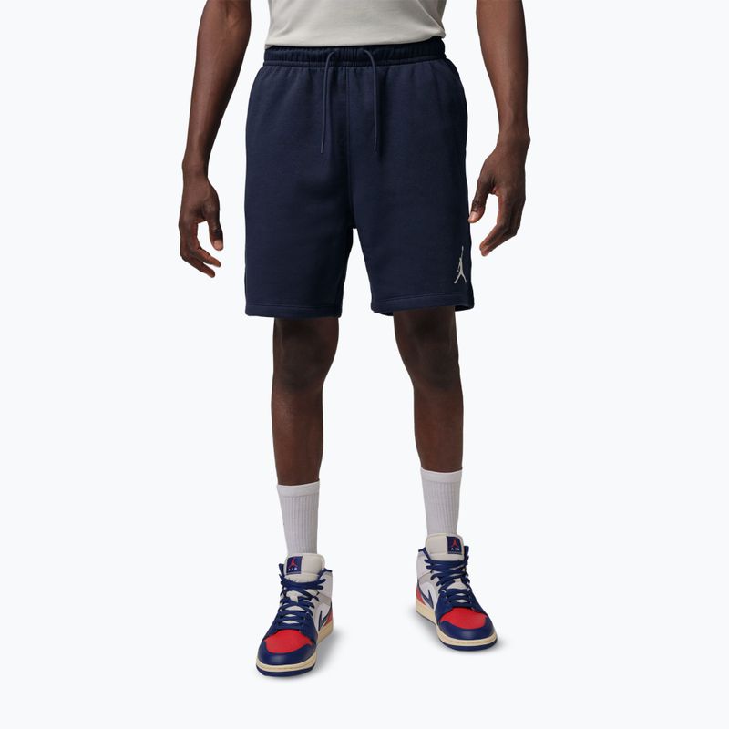 Pánské šortky Jordan Fleece midnight navy/white