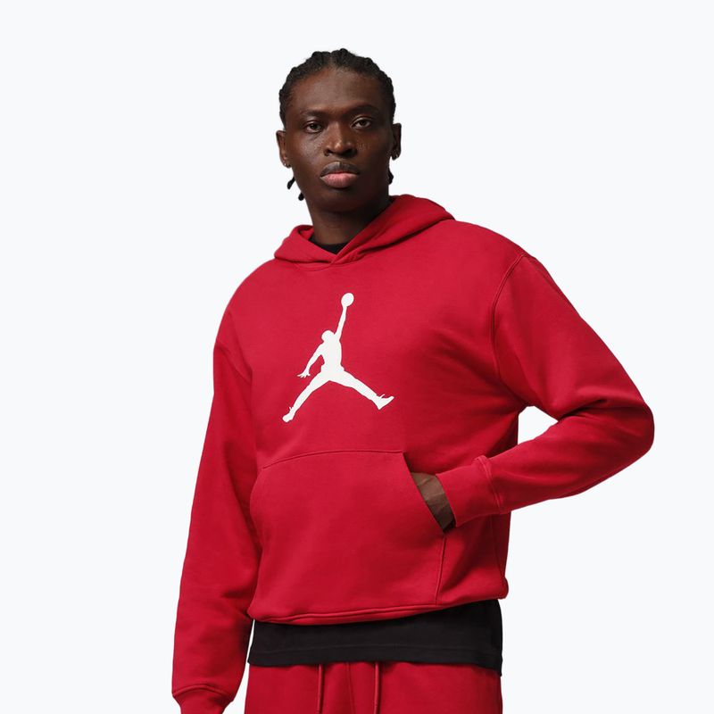 Pánská mikina Jordan Pullover Hoodie gym red/white
