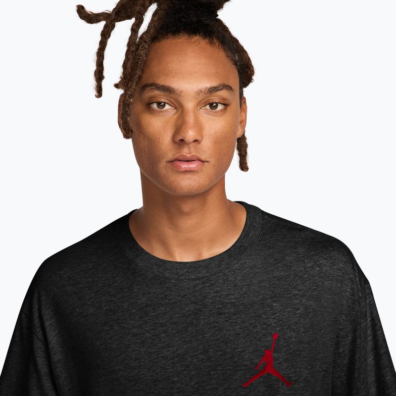 Pánské tričko na lezení Jordan black/gym red 3