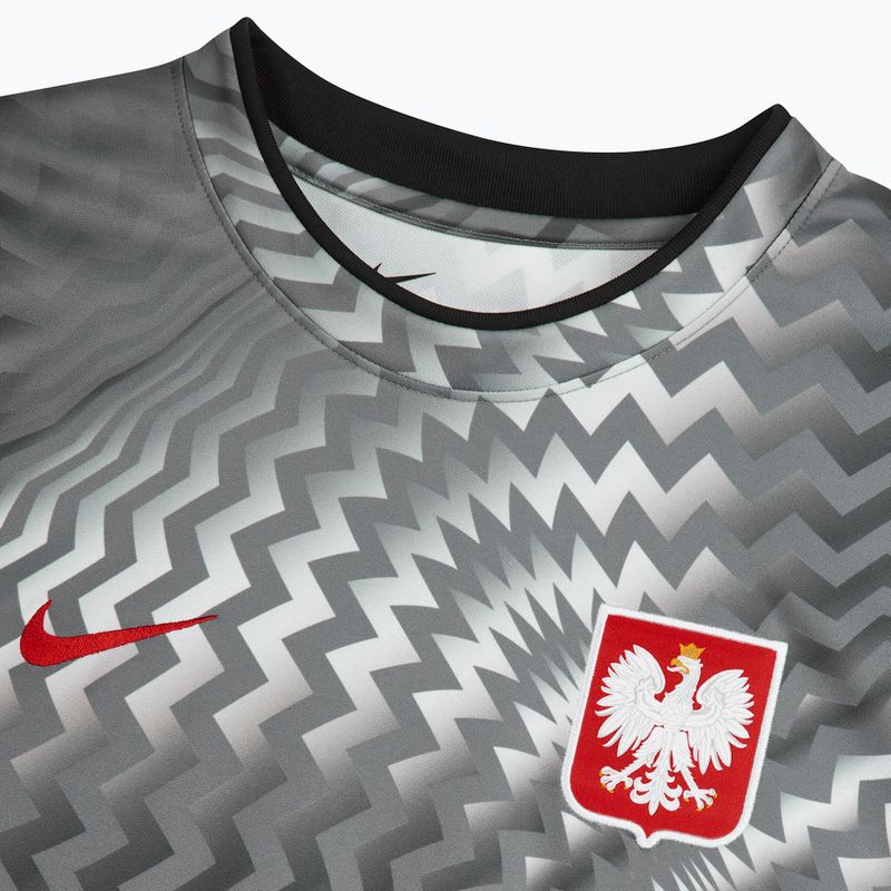Pánské fotbalové tričko Nike Dri-Fit Poland Pre-Match 2026 pure platinum/cool grey 4
