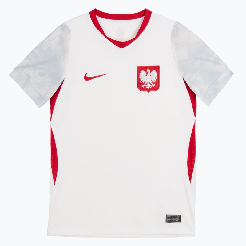 Dětské fotbalové tričko Nike Dri-Fit Poland Stadium Home 2026 white/field silver 3