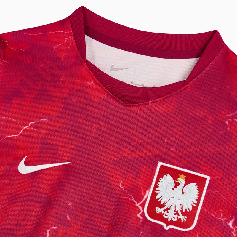 Dámské fotbalové tričko Nike Dri-Fit Poland Stadium Away 2026 noble red/sport red 4