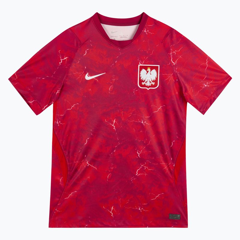 Pánské fotbalové tričko Nike Dri-Fit Poland Stadium Away 2026 noble red/sport red 3
