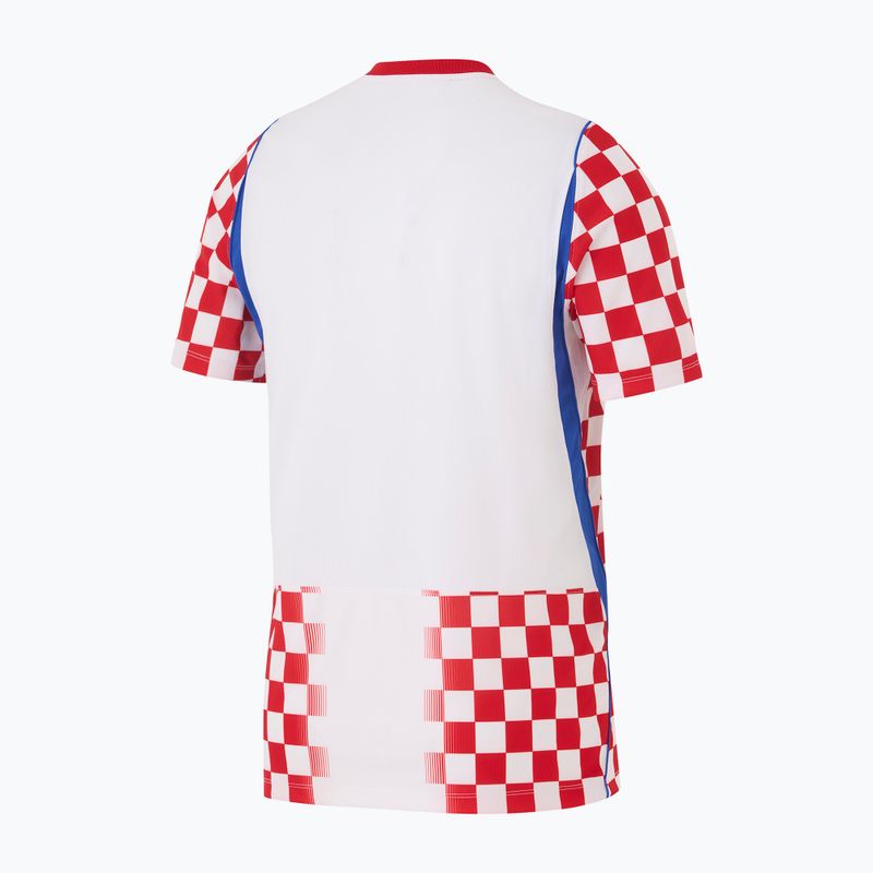 Pánské fotbalové tričko Nike Dri-Fit Croatia Stadium Home 2026 white/university red 2