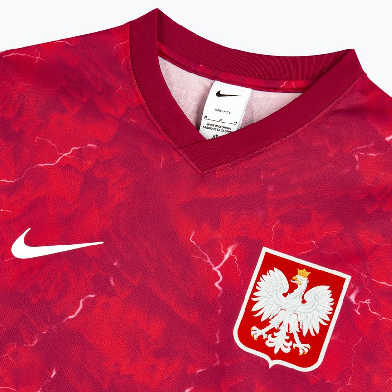 Pánské fotbalové tričko Nike Dri-Fit Poland Away 2026 noble red/sport red 4