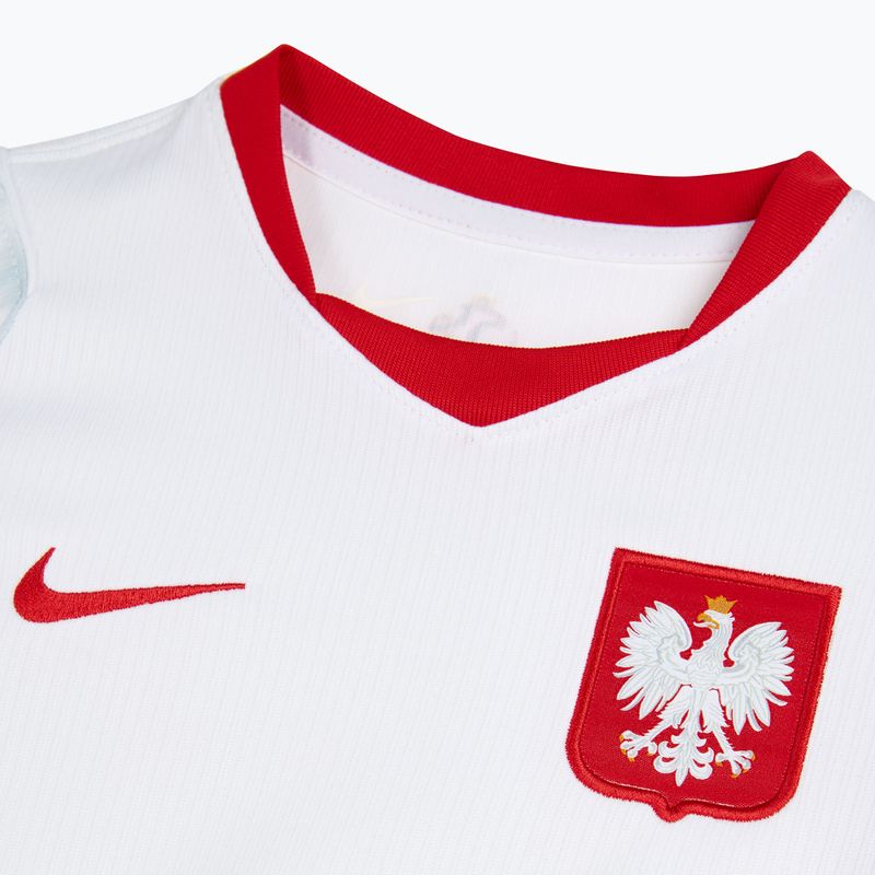 Dětská fotbalová sada Nike Dri-Fit Poland Stadium Home Kit white/field silver 4
