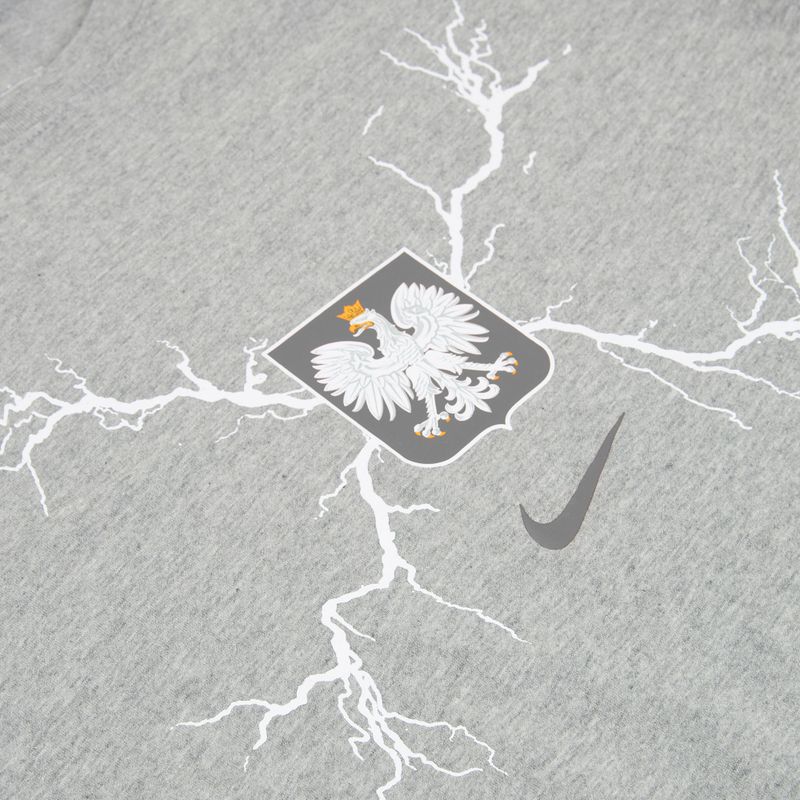 Pánské fotbalové tričko Nike Graphic Poland dark grey heather 3