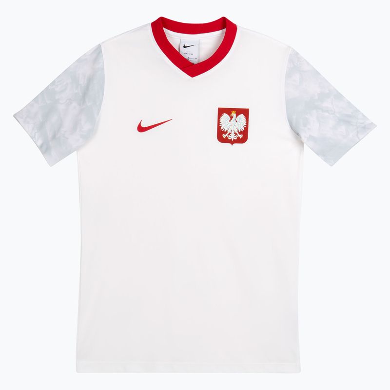 Dětské fotbalové tričko Nike Dri-Fit Poland Home 2026 white/field silver 3