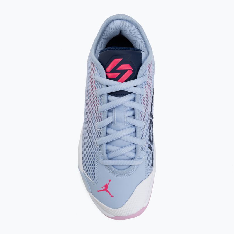 Dětské basketbalové boty Jordan Luka 77 GS Jr light marine/blue void/white/hyper pink 5