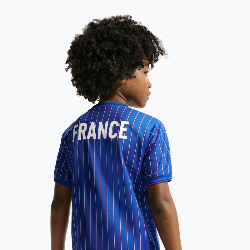 Dětské fotbalové tričko Nike France Pre-Match game royal/university red/white 7