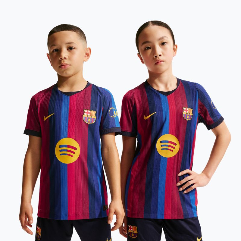 Dětské fotbalové tričko Nike FC Barcelona Dri-Fit ADV Match deep garnet/blue void 4