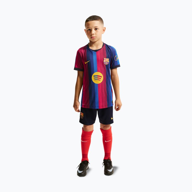 Dětské fotbalové tričko Nike FC Barcelona Dri-Fit ADV Match deep garnet/blue void 6