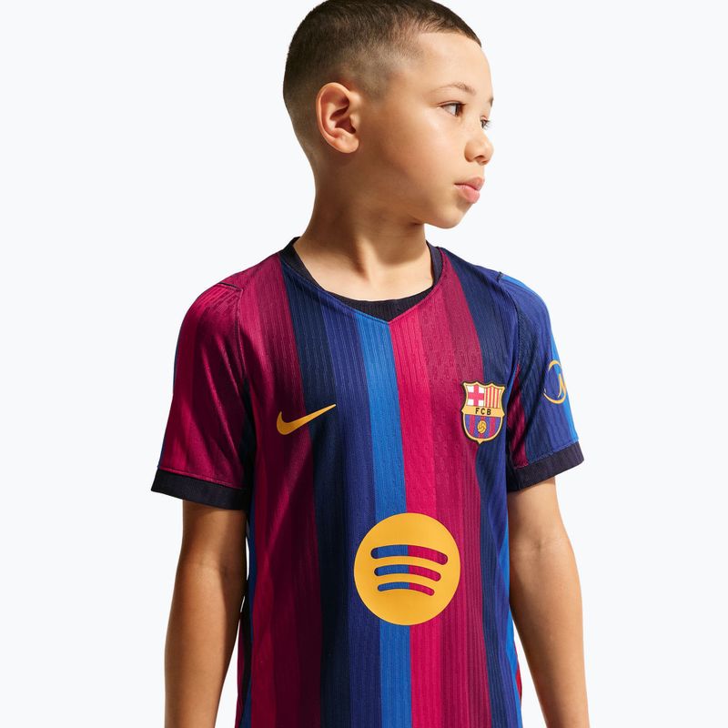 Dětské fotbalové tričko Nike FC Barcelona Dri-Fit ADV Match deep garnet/blue void 8