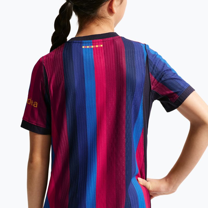 Dětské fotbalové tričko Nike FC Barcelona Dri-Fit ADV Match deep garnet/blue void 9