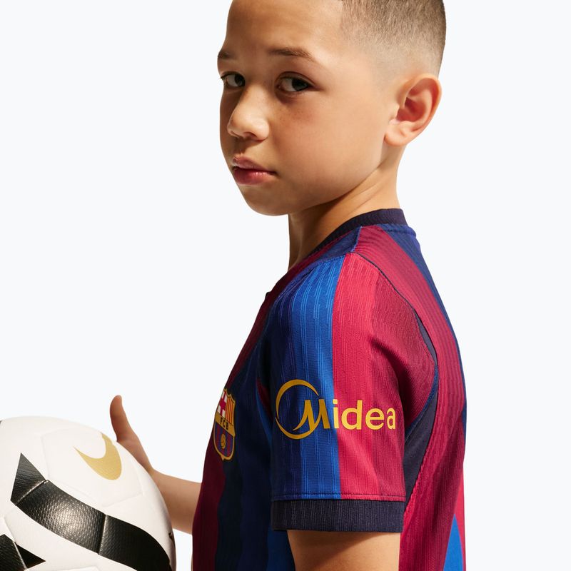 Dětské fotbalové tričko Nike FC Barcelona Dri-Fit ADV Match deep garnet/blue void 10