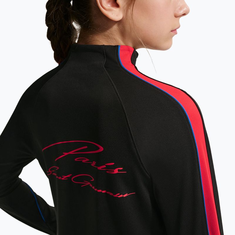 Dětská fotbalová mikina Nike Paris Saint-Germain Strike Dri-Fit Soccer Knit Drill Top black/global red/global red 6