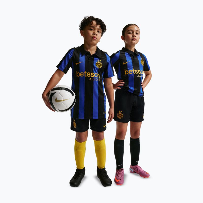 Dětské fotbalové šortky Nike Inter Milan Dri-Fit Stadium Home black/university gold 2