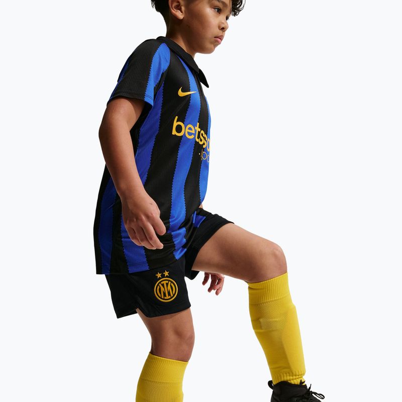 Dětské fotbalové šortky Nike Inter Milan Dri-Fit Stadium Home black/university gold 5