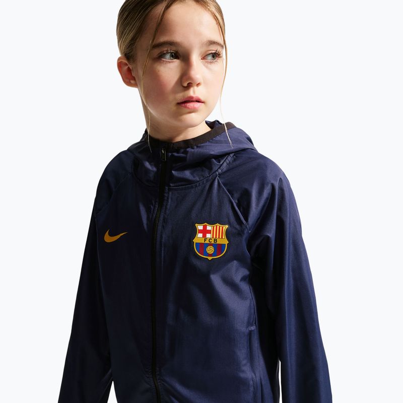 Dětská fotbalová bunda Nike FC Barcelona Academy Pro blackened blue/black/mineral yellow 4
