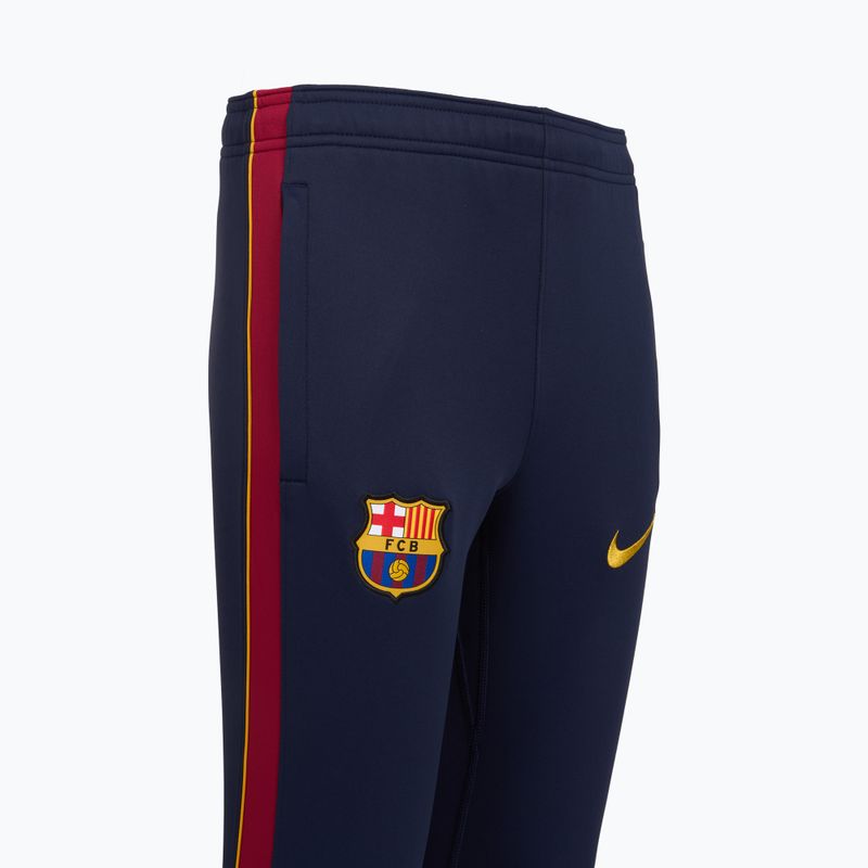 Dětská fotbalová tepláková souprava Nike FC Barcelona Strike Dri-Fit Soccer Knit noble red/blackened blue 10