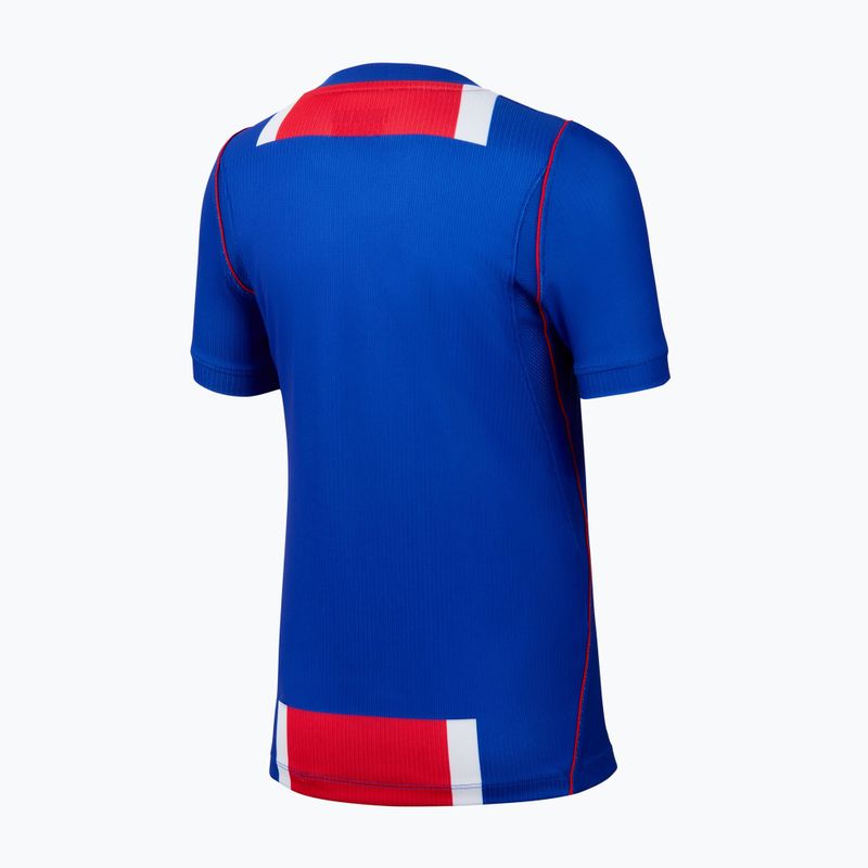 Dětské fotbalové tričko Nike Paris Saint-Germain Dri-Fit Stadium Home old royal/white/university red/white 2