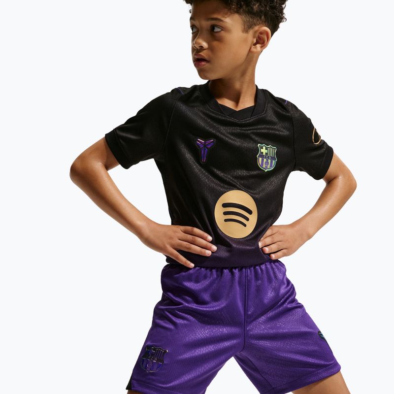 Dětské fotbalové šortky Nike FC Barcelona 2026/27 Stadium Away field purple/black/black 6