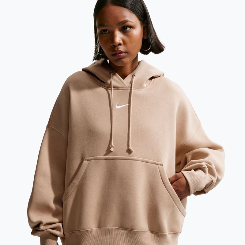 Dámská mikina Nike Sportswear Phoenix Fleece Oversized linen/sail 4