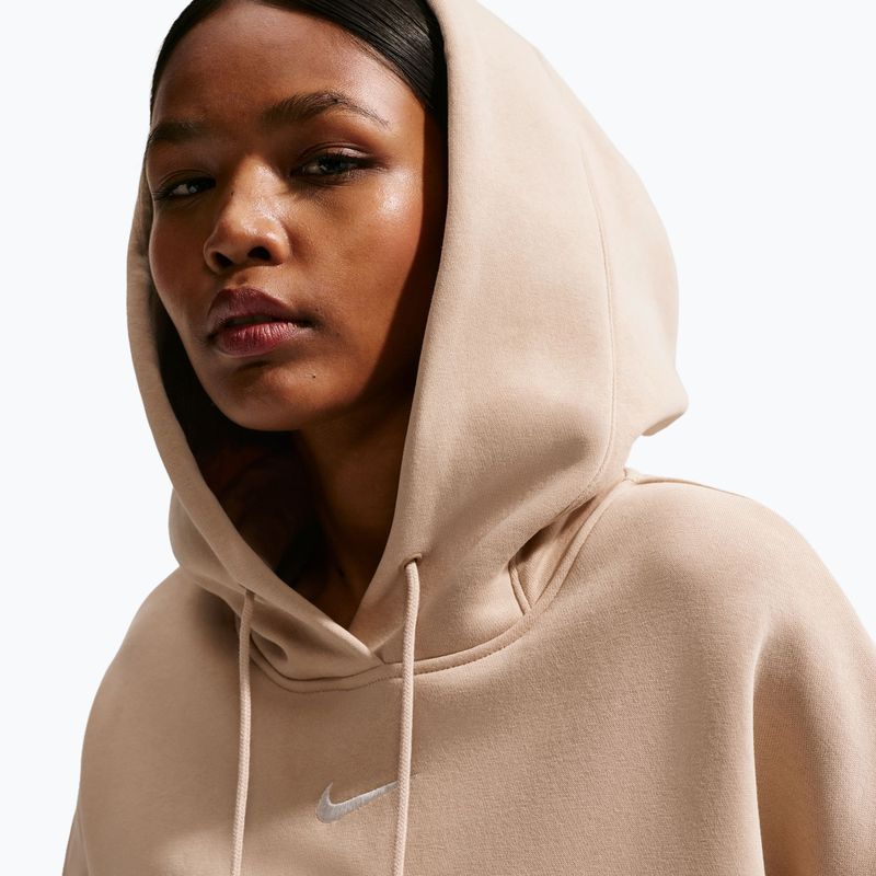 Dámská mikina Nike Sportswear Phoenix Fleece Oversized linen/sail 5