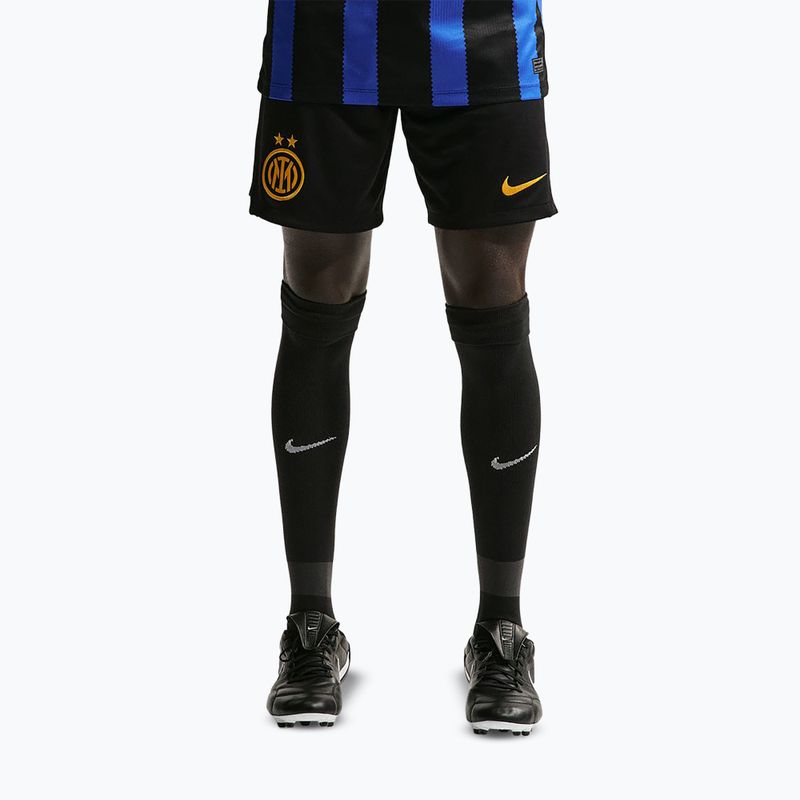 Pánské fotbalové šortky Nike Inter Milan Dri-Fit Stadium Home black/university gold