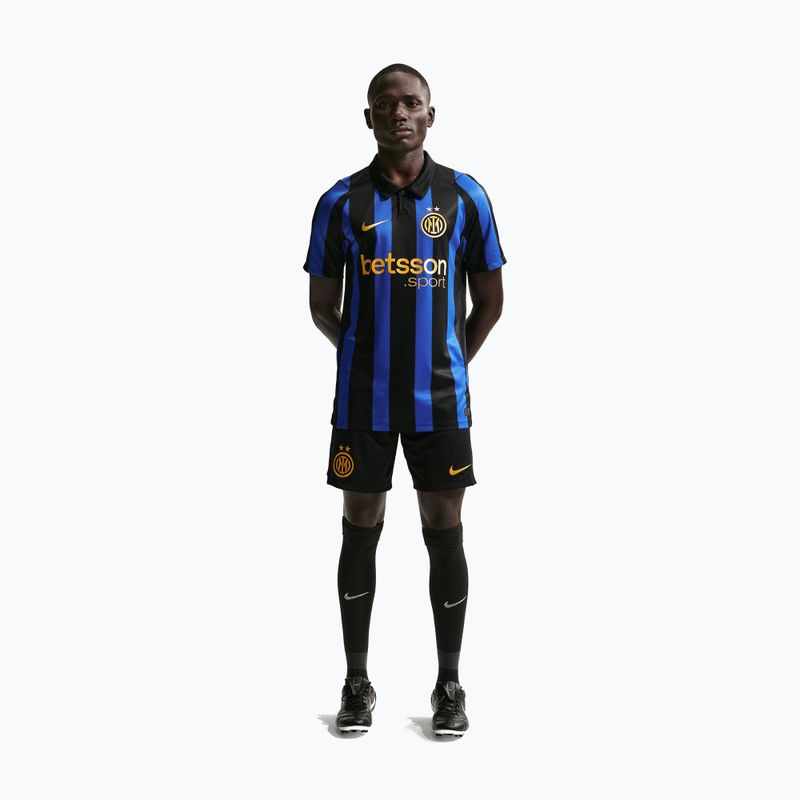 Pánské fotbalové šortky Nike Inter Milan Dri-Fit Stadium Home black/university gold 2