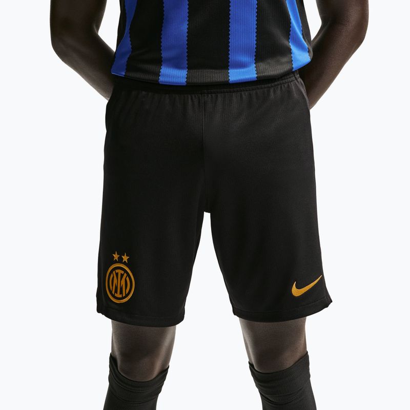 Pánské fotbalové šortky Nike Inter Milan Dri-Fit Stadium Home black/university gold 5