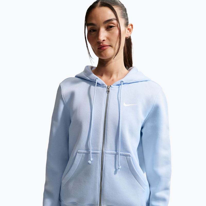 Dámská mikina  Nike Sportswear Phoenix Fleece Full Zip hydrogen blue/sail 4