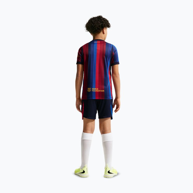 Dětské fotbalové šortky Nike FC Barcelona Dri-Fit Stadium Home blackened blue/mineral yellow 5