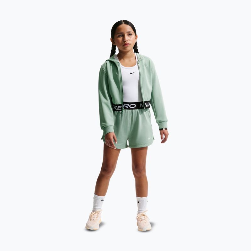 Dětské šortky Nike Pro Fleece Dri-Fit steam/steam/black/white 2