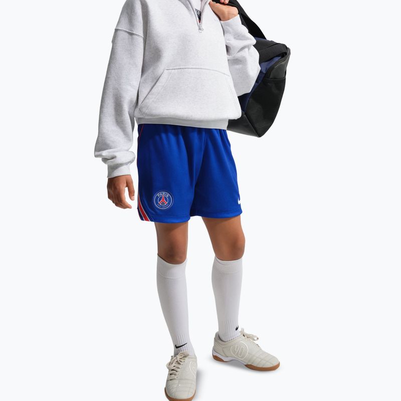 Dětské fotbalové šortky Nike Paris Saint-Germain Dri-Fit Stadium old royal/white 5