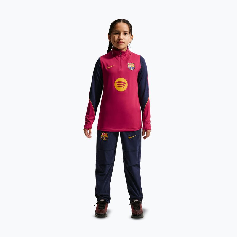 Dětská fotbalová mikina Nike FC Barcelona Strike Dri-Fit Soccer Knit Drill Top 2
