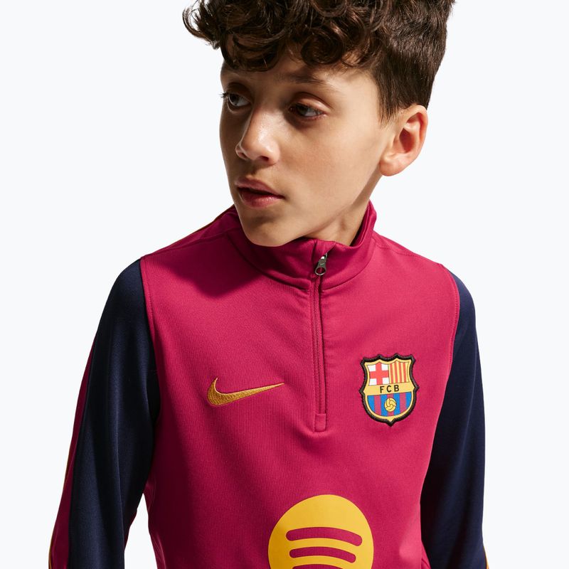 Dětská fotbalová mikina Nike FC Barcelona Strike Dri-Fit Soccer Knit Drill Top 5