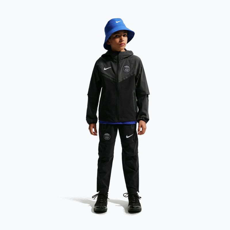 Dětská fotbalová bunda Nike Paris Saint-Germain Tech Full Zip black/anthracite/white 2